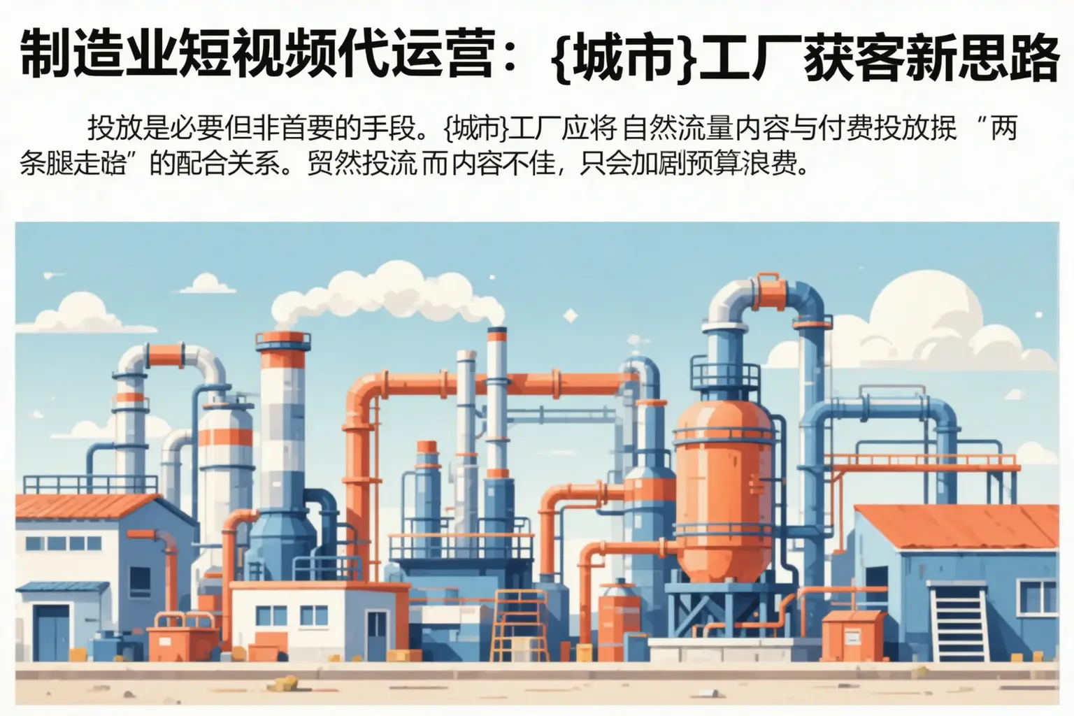 制造业短视频代运营:襄城工厂获客新思路